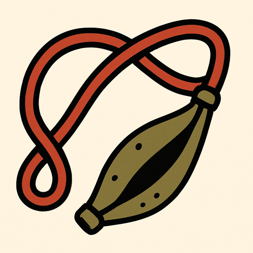 Sling.
In-Game asset.  2d.  High contrast.  No shadows