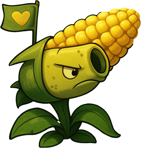 mazorca de maiz de pvz lanzamaiz