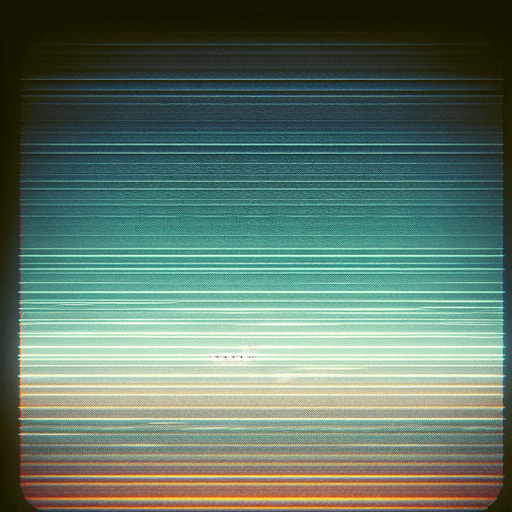 horizontal scan lines, slightly distorted colors, subtle static noise, and faint glow around edges..
Single Game Texture. In-Game asset. 2d. Blank background. High contrast. No shadows.