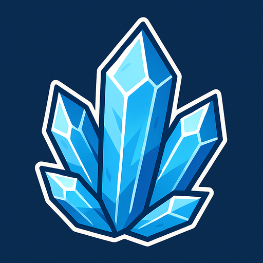 Quartz.
In-Game asset.  2d.  High contrast.  No shadows