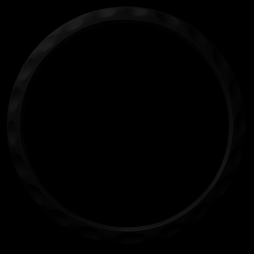 From this picture, i only need the outer black ring, cut off the rest