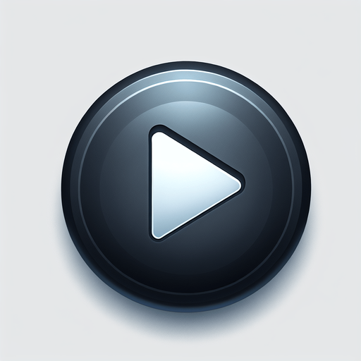 Simple round start Button with big Play/start Symbol.
Single Game Texture. In-Game asset. 2d. Blank background. High contrast. No shadows.