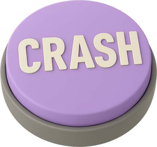 birebir aynısı sadece HI_HAT yerine CRASH yazsın ve butonunun rengi açık mor lila olsun.  Transparent background. Blank background.