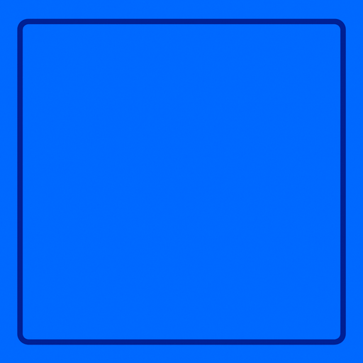 full blue screen.
In-Game asset.  2d.  High contrast.  No shadows