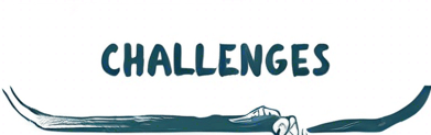 Make two images like this. Text on the fist image is ENDLEDD and the text on the second image is CHALLENGES