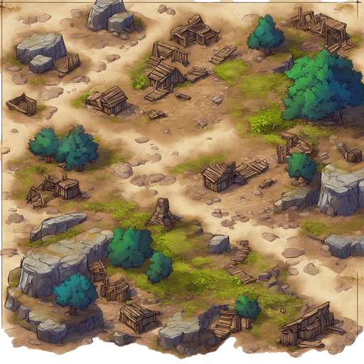Added more scenery, such as stone cliffs and wood, etc.