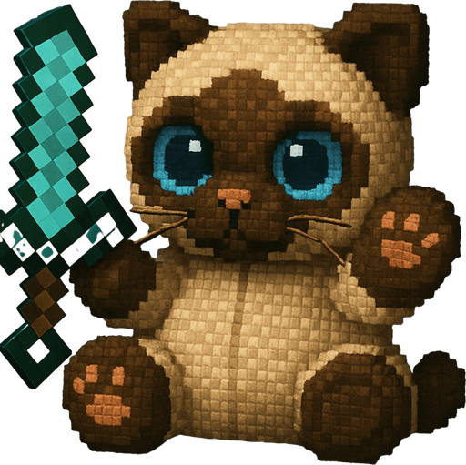 Add a Minecraft emerald sword.