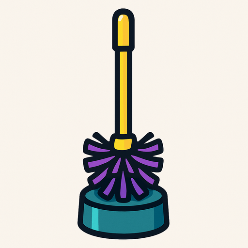 bana dimdik tovalet fırçası tasarla.
In-Game asset.  2d.  High contrast.  No shadows