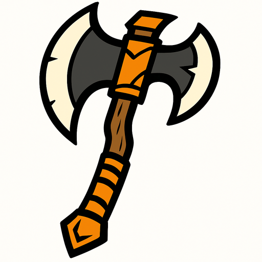 weapon.
In-Game asset.  2d.  High contrast.  No shadows