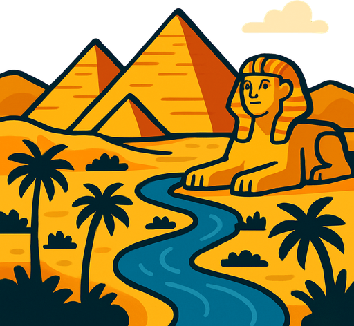 Egipto Scenery.
In-Game asset.  2d.  High contrast.  No shadows