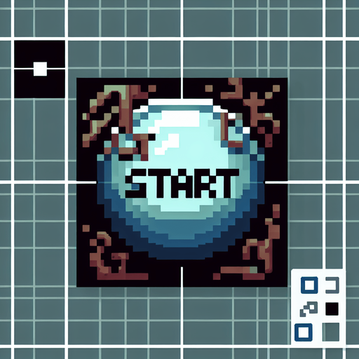 Pixelart button that says "Start". Dungeon vibes..
Single Game Texture. In-Game asset. 2d. Blank background. High contrast. No shadows.