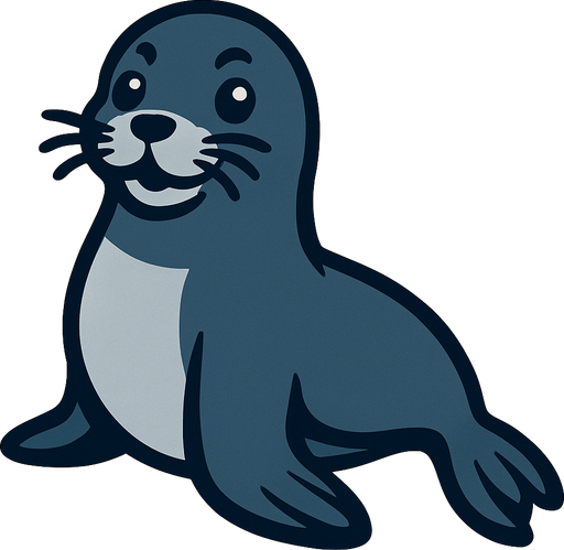 Seal.
In-Game asset.  2d.  High contrast.  No shadows