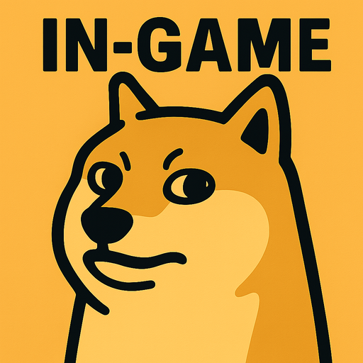 make those famous dog memes that are so well known.one cracter. head.
In-Game asset.  2d.  High contrast.  No shadows