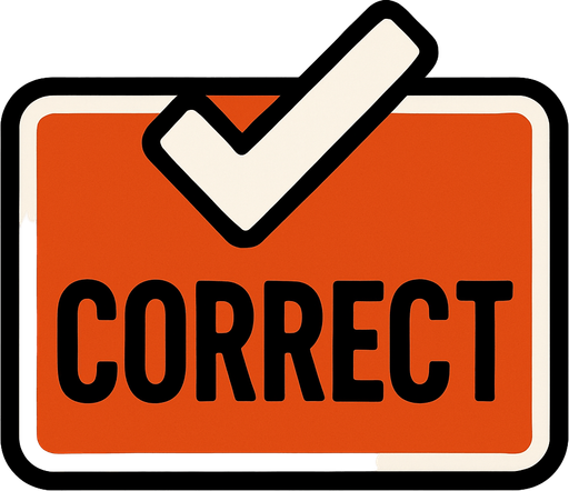 correct sign.
In-Game asset.  2d.  High contrast.  No shadows