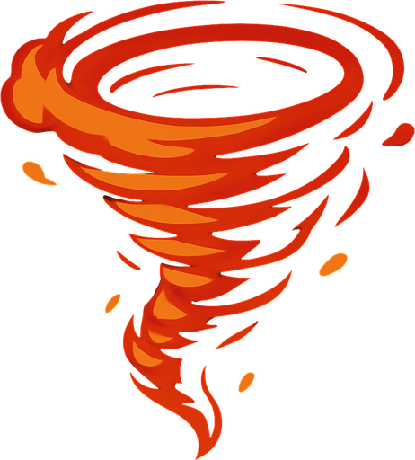 Make this a tornado.
In-Game asset.  2d.  High contrast.  No shadows