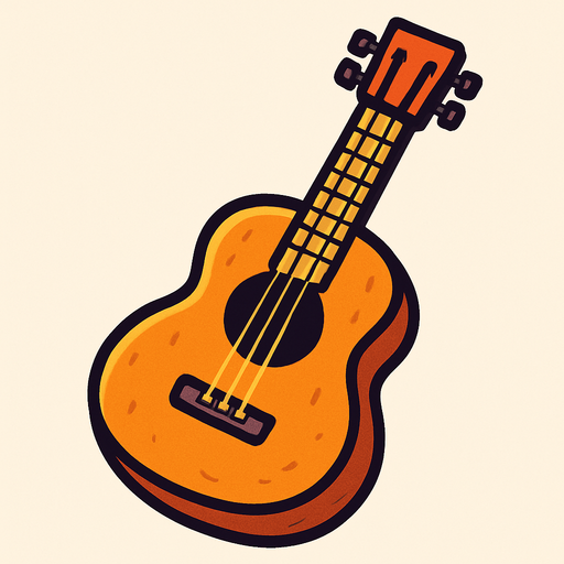 Gitar.
In-Game asset.  2d.  High contrast.  No shadows