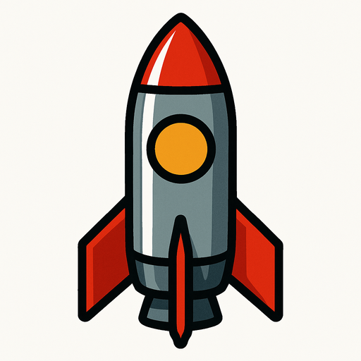 Un misile.
In-Game asset.  2d.  High contrast.  No shadows