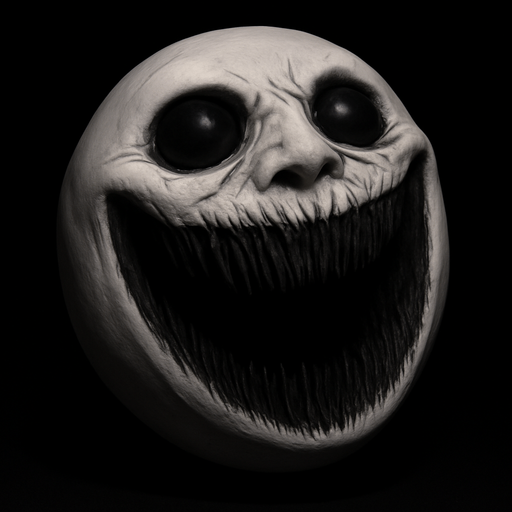 Same face in the image but 3D