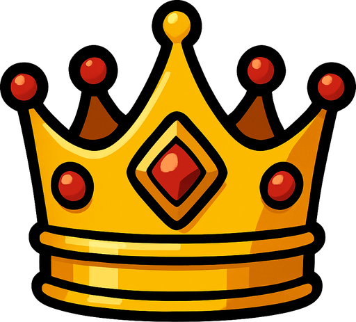 Crown.
In-Game asset.  2d.  High contrast.  No shadows