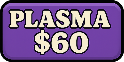Make button purple and change test to say 'Plasma $60'