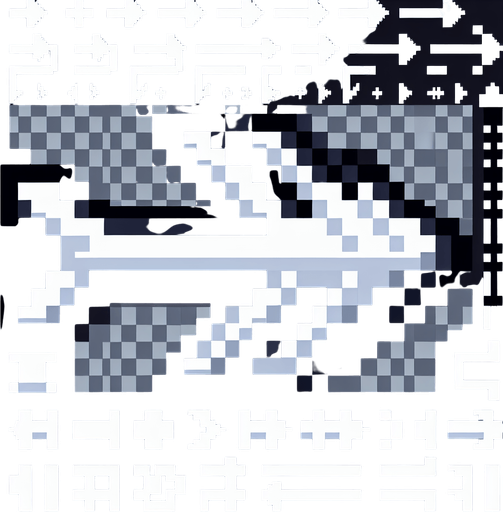 Create a sprite sheet featuring a white arrow with a black outline. The arrow should be detailed with distinct features and pixel art styling reminiscent of classic 32-bit era video games. Ensure the arrow stands out against any background with its contrasting colors. Arrange the arrows neatly on a transparent background for easy identification and integration into game development..
Single Game Texture. In-Game asset. 2d. Blank background. High contrast. No shadows.