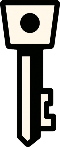 make me a trap key for piano 80x180.
In-Game asset.  2d.  High contrast.  No shadows