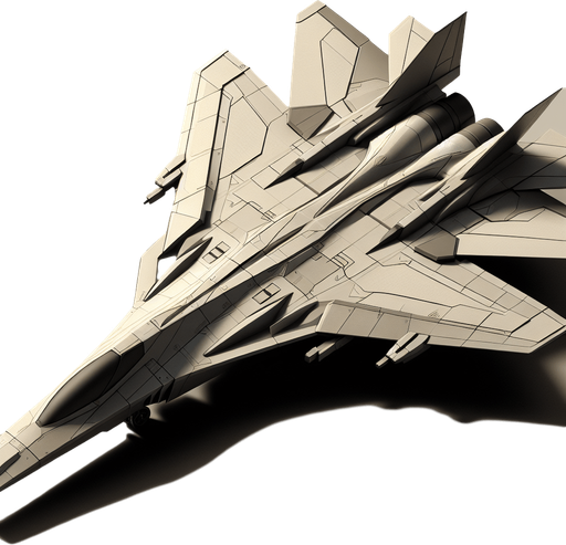 a flat fighter plane.
Single Game Texture. In-Game asset. 2d. Blank background. High contrast. No shadows.