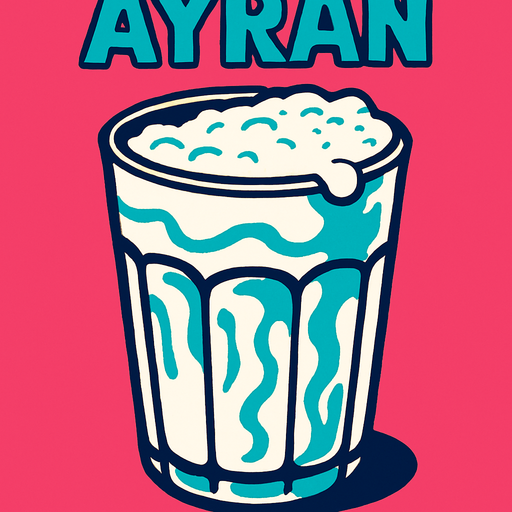 ayran.
2d.  High contrast.  No shadows