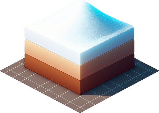 pile of sugar. Single Game Texture. In-Game asset. 2d. Blank background. High contrast. No shadows.