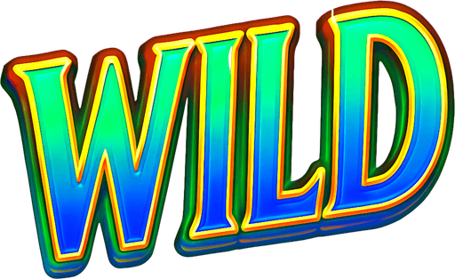 Crea un asset para el símbolo 'W' (Wild/Comodín) de Megaways: un Comodín Lujoso.
La palabra 'WILD' en una fuente llamativa y dinámica. Colores vibrantes (ej. verde esmeralda brillante, azul eléctrico) con un contorno dorado o un efecto de arcoíris. Puede tener un pequeño destello o un aura de energía. Debe comunicar su función de sustitución. Fondo transparente. Símbolo de sorpresa.
In-Game asset.  2d.  High contrast.  No shadows