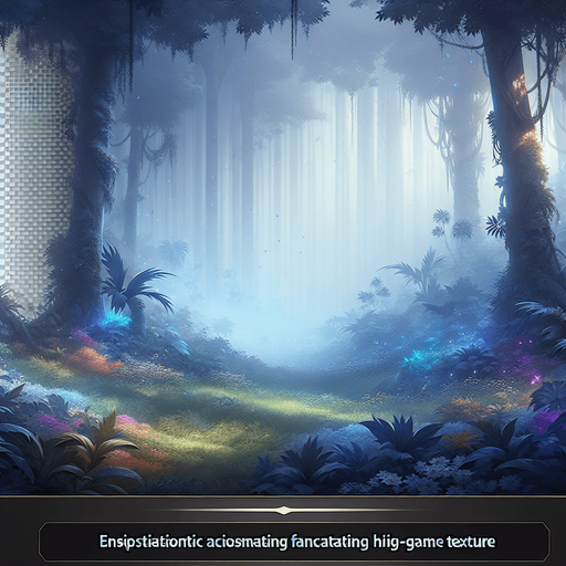 magic forest.
Single Game Texture.  In-Game asset.  2d.  Blank background.  High contrast.  No shadows