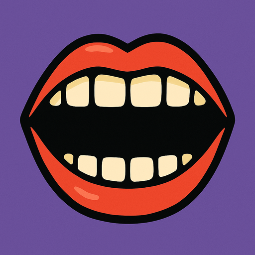 Agız.
In-Game asset.  2d.  High contrast.  No shadows