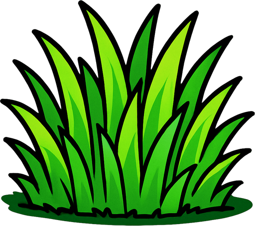 PLANT VS ZOMBİ DEKİ ÇİM.
In-Game asset.  2d.  High contrast.  No shadows