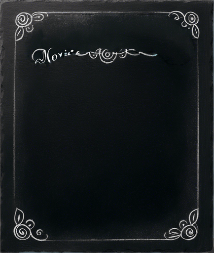 Text "NOVICE BREW" handwritten in white chalk