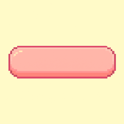 (700x140) button (cute pixel art). no writing
No shadows