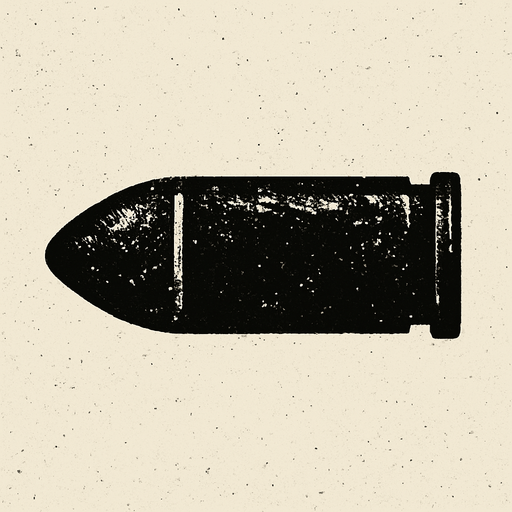 Make me a enemy bullet for RDR2.
In-Game asset.  2d.  High contrast.  No shadows