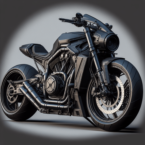 motosiklet.
Single Game Texture. In-Game asset. 2d. Blank background. High contrast. No shadows.