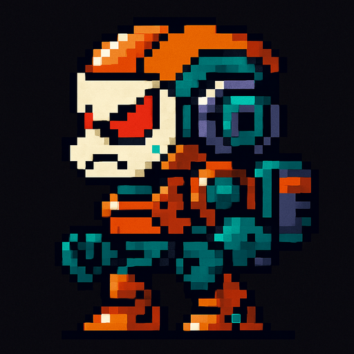 Make it pixel art style