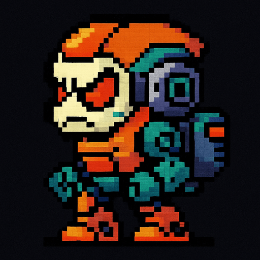 Make it pixel art style