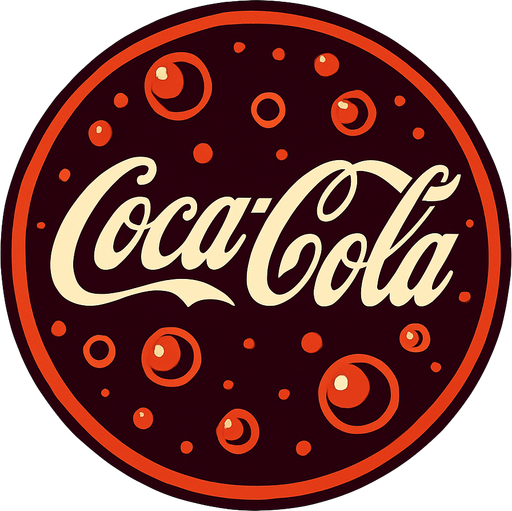 Coca cola bubble ball.
In-Game asset.  2d.  High contrast.  No shadows