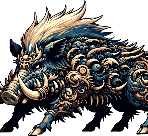 A good but dangerous boar. Warcraft 3 art. Single Game Texture. In-Game asset. 2d. High contrast. No shadows..
Single Game Texture. In-Game asset. 2d. Blank background. High contrast. No shadows.