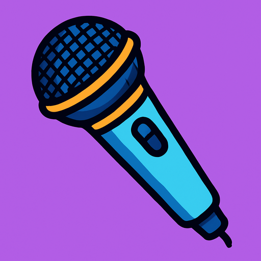 Mikrofon.
In-Game asset.  2d.  High contrast.  No shadows