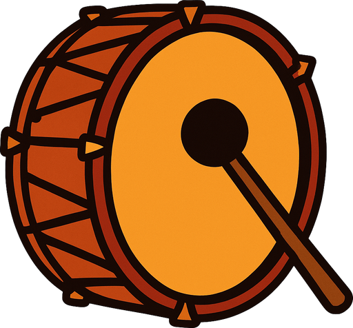 davul.
In-Game asset.  2d.  High contrast.  No shadows