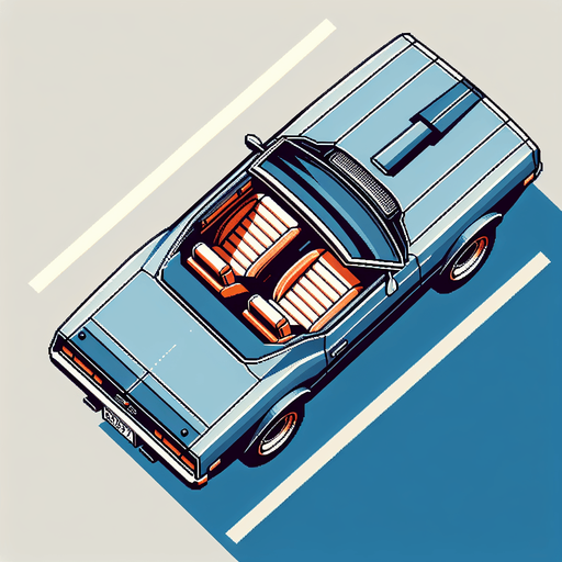 Top down car, gta2, just car
Single Game Texture. In-Game asset. 2d. Blank background. High contrast. No shadows.