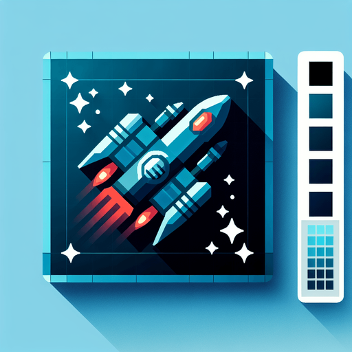 Spaceship.
Single Game Texture.  In-Game asset.  2d.  Blank background.  High contrast.  No shadows. 3d