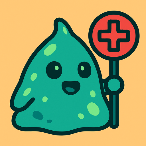 Slime enemy healer.
In-Game asset.  2d.  High contrast.  No shadows