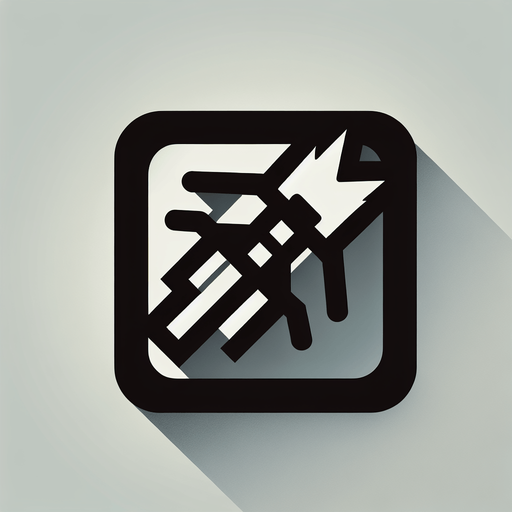 weapon power up icon.
Single Game Texture. In-Game asset. 2d. Blank background. High contrast. No shadows.