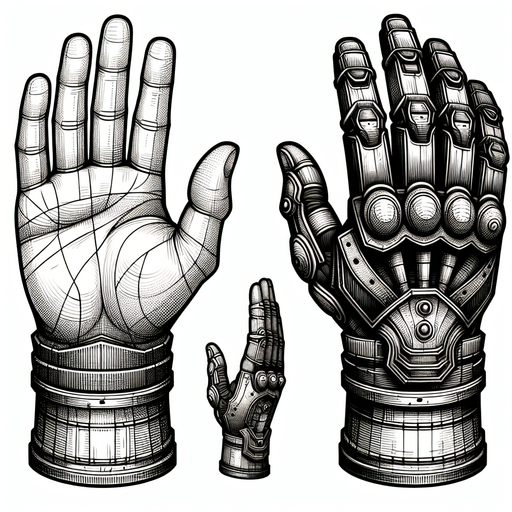 A hand Single Game Texture. In-Game asset. 2d. Blank background. High contrast. No shadows.