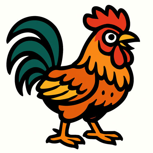 Horoz.
In-Game asset.  2d.  High contrast.  No shadows