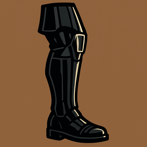Darth Vader Leg.
In-Game asset.  2d.  High contrast.  No shadows